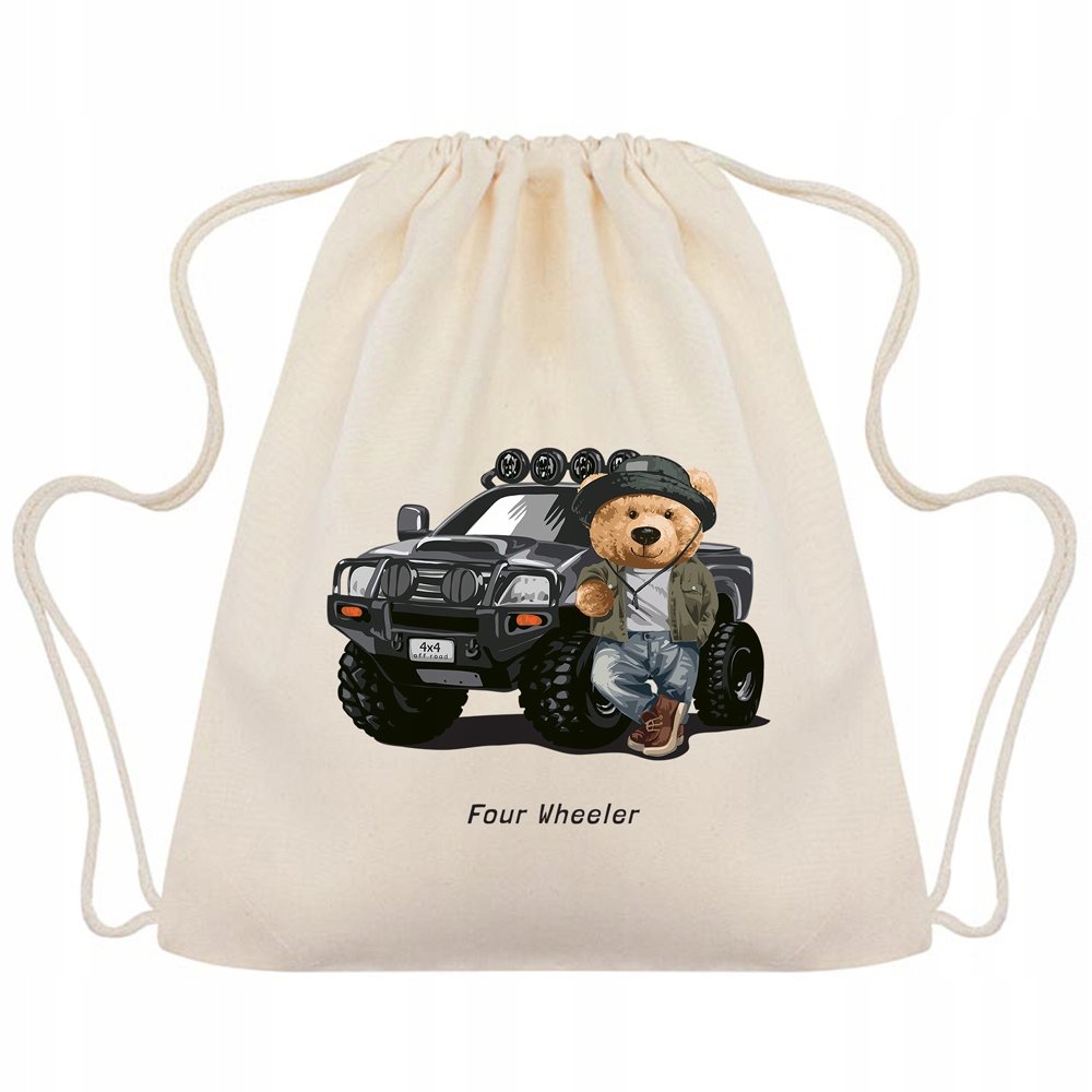 WORKO-PLECAK BEŻOWY Na Buty 4X4 OFFROAD Wzory