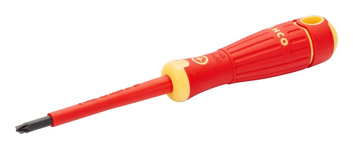BAHCO Wkrętak izolowany kombi 6.0mm PZ2 100mm