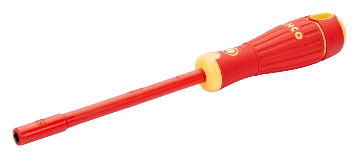 BAHCO Wkrętak izolowany nasadowy 7x125 mm