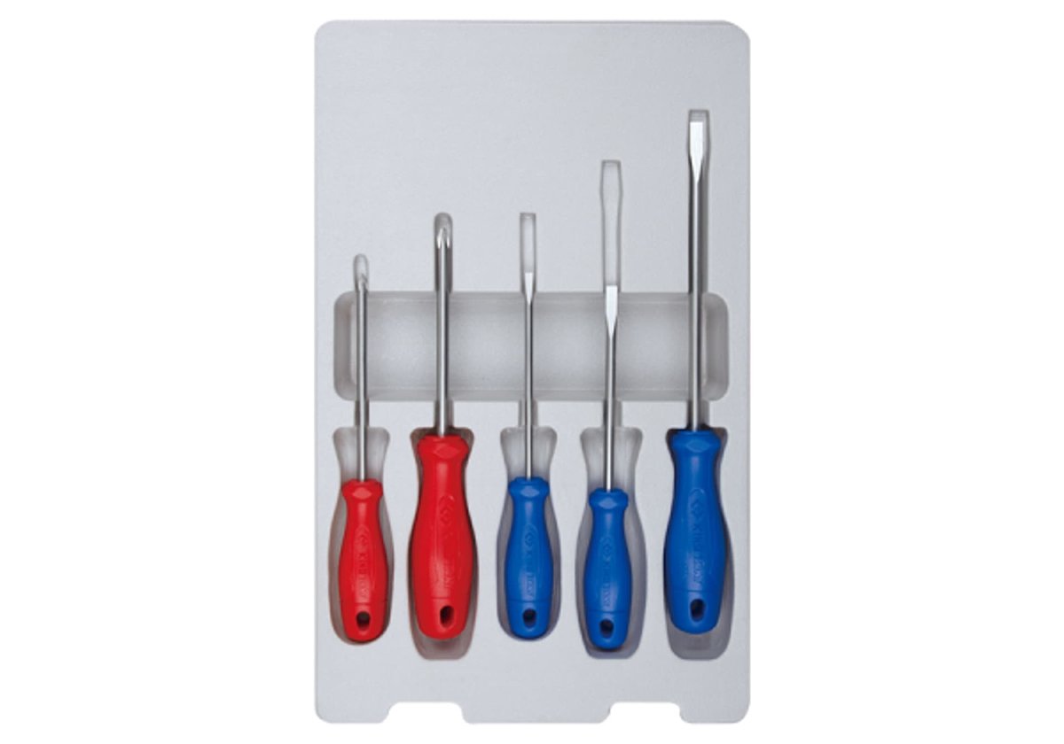 ZESTAW WKRĘTAKÓW 5 cz. KRZYŻAK PH No.1 x 100, No.2 x 100, PŁASKIE 4 x 100, 5,5 x 100, 6,5 x 150 King Tony