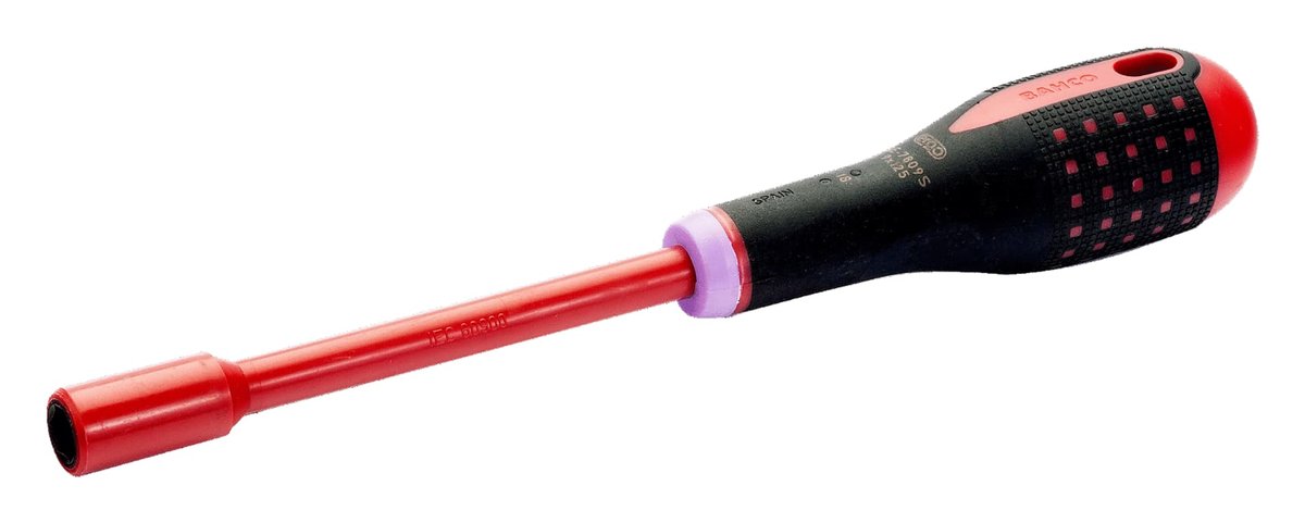 BAHCO Wkrętak izolowany nasadowy ERGO 7x125 mm