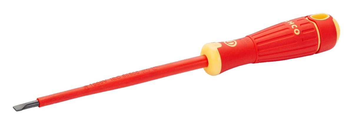 BAHCO Wkrętak izolowany płaski 1.2x8x175 mm