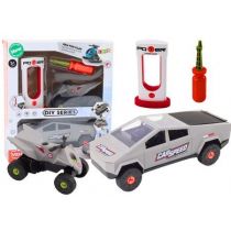 Auto z quadem i lawetą do rozkręcania Siwy Leantoys