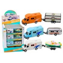 Terenówka z łodzią lub kamperem z napędem MIX Leantoys