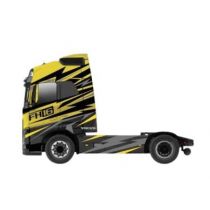 Str. Fire Haulers Volvo FH16 Met Grey 1:43 BBURAGO