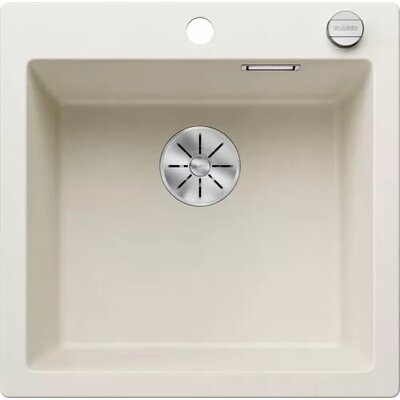 Zlewozmywak granitowy BLANCO Pleon 5 Silgranit Delikatny biały 527134