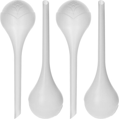 Kule nawadniające do roślin, białe półprzezroczyste, 400 ml, 4 szt.