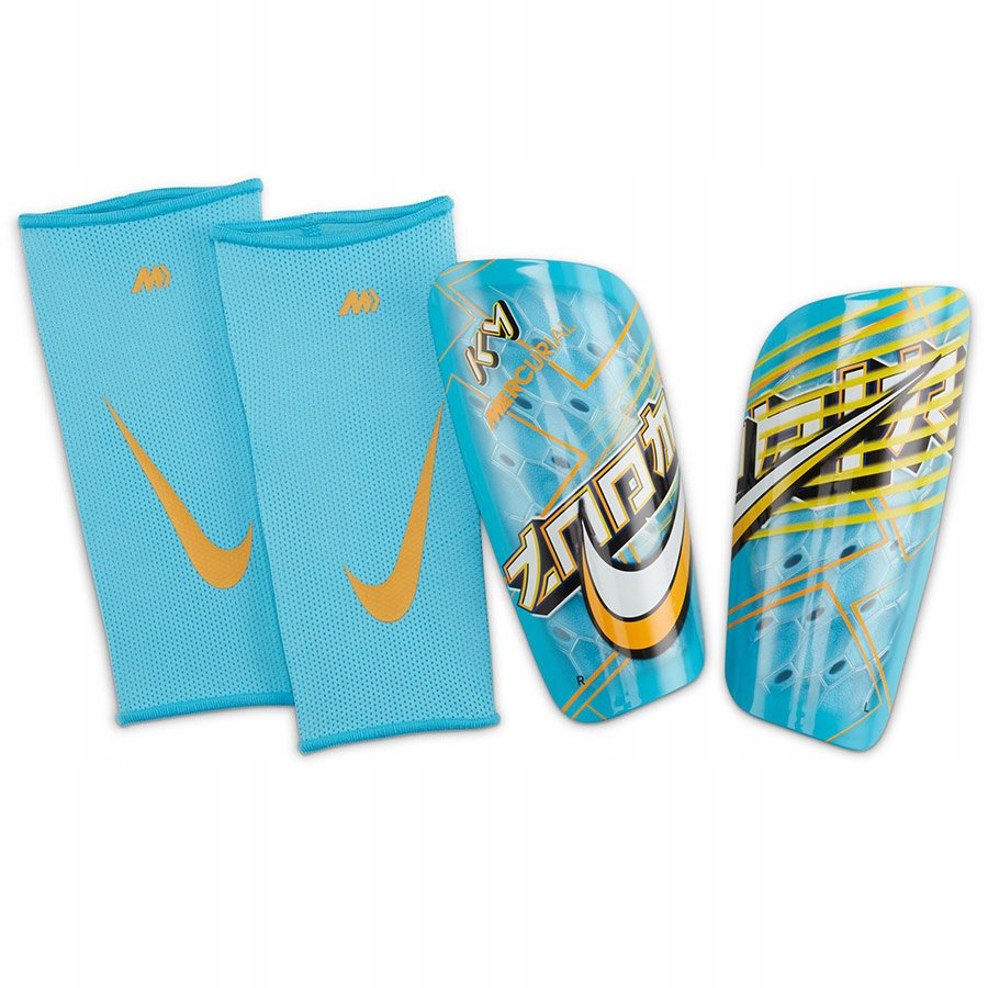 Nagolenniki Nike Mercurial Lite Kylian Mbappe FB3002-416 niebieski XL