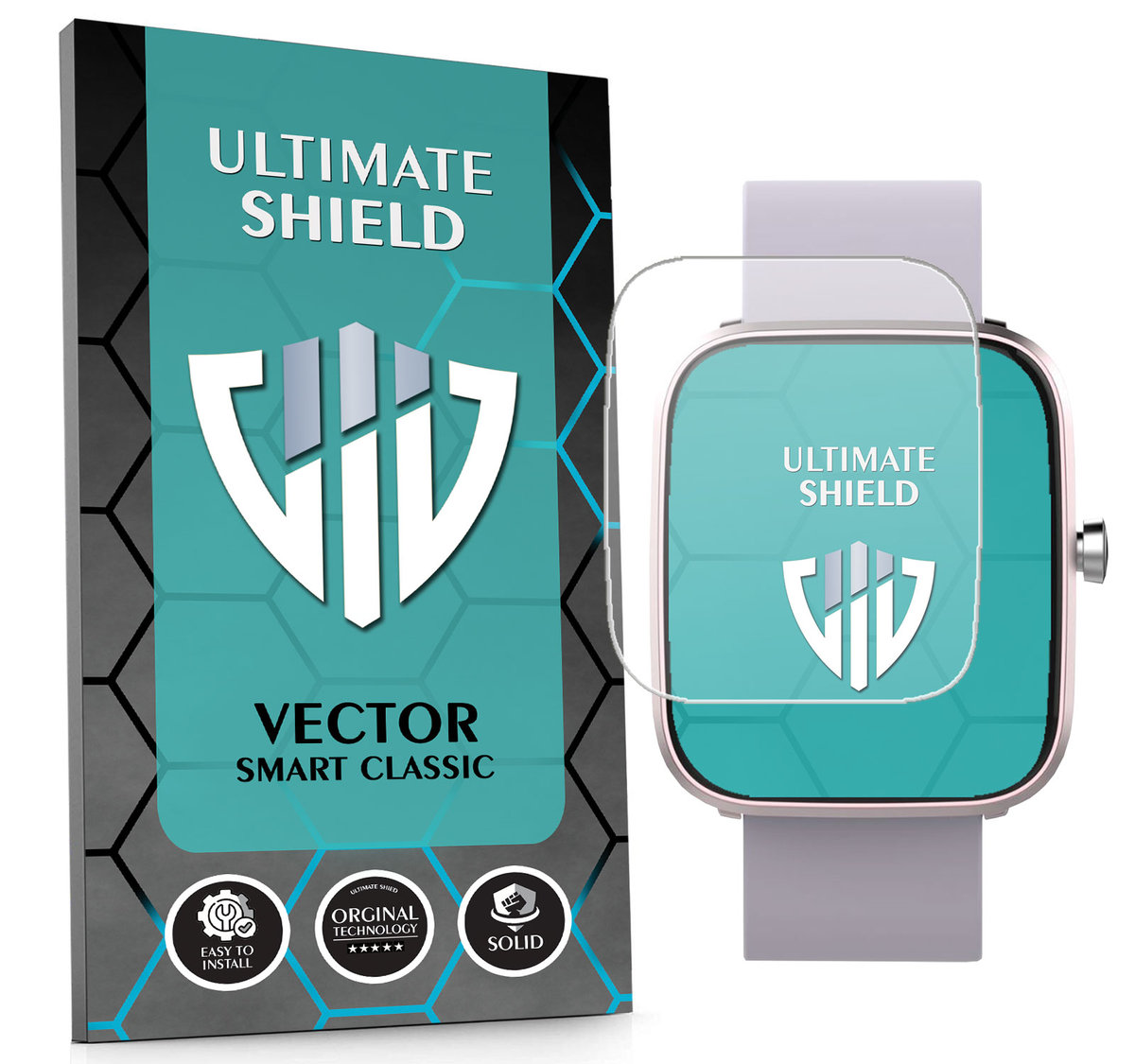 SZKŁO HYBRYDOWE SZKIEŁKO OCHRONNE NA SMARTWATCH DO VECTOR SMART CLASSIC