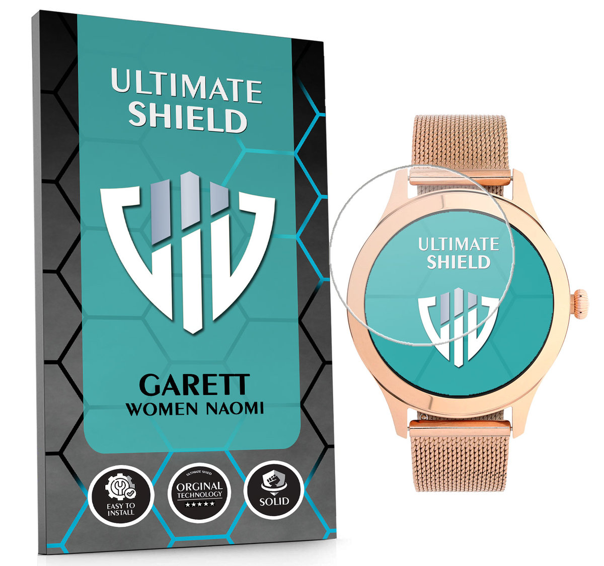 SZKŁO HYBRYDOWE SZKIEŁKO OCHRONNE NA SMARTWATCH DO GARETT WOMEN NAOMI