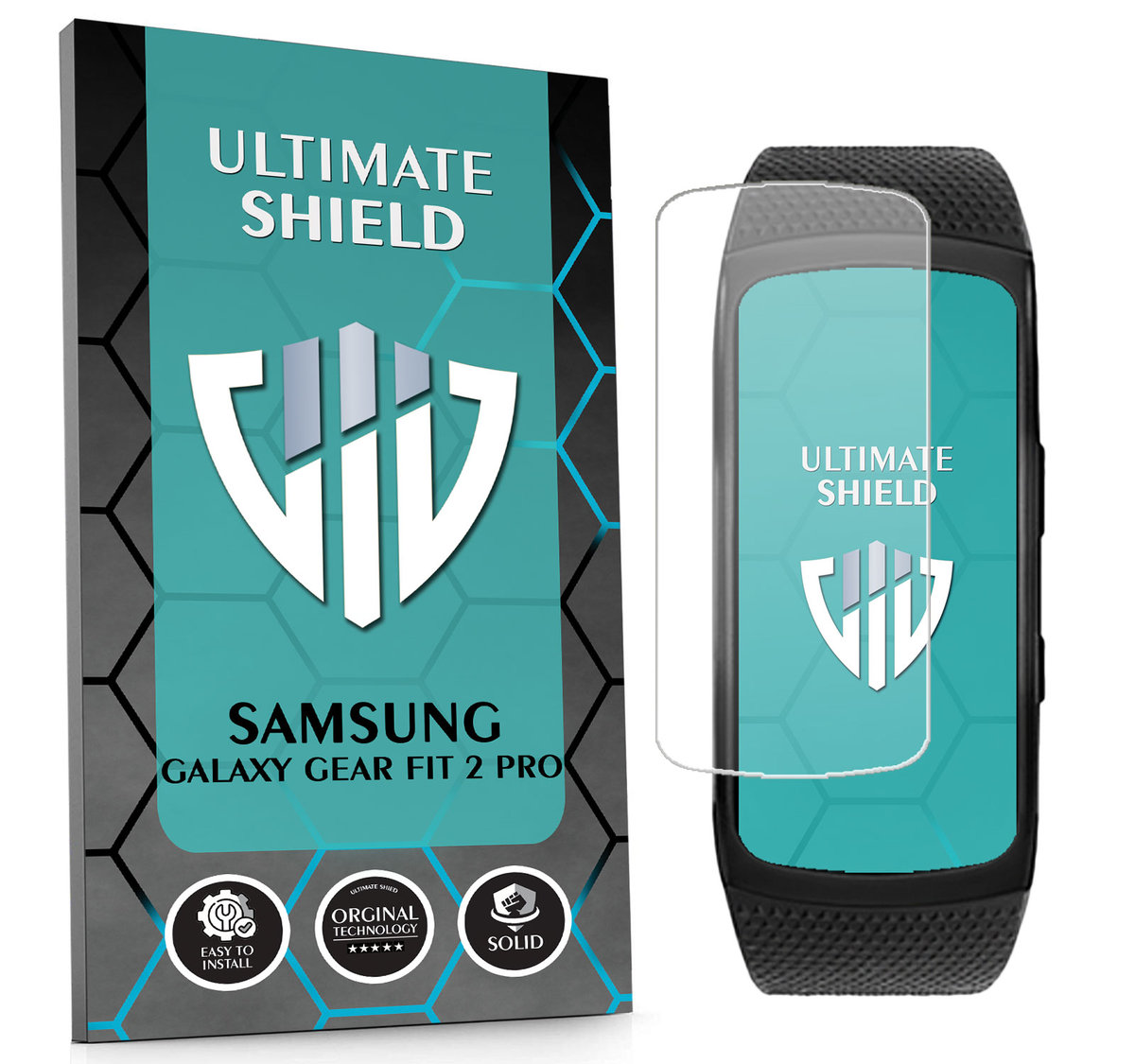 SZKŁO HYBRYDOWE SZKIEŁKO OCHRONNE NA SMARTWATCH DO SAMSUNG GEAR FIT 2 PRO