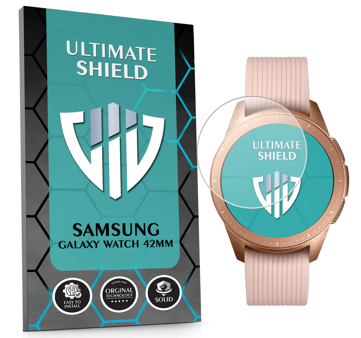 SZKŁO HYBRYDOWE SZKIEŁKO OCHRONNE NA SMARTWATCH DO SAMSUNG WATCH 42MM