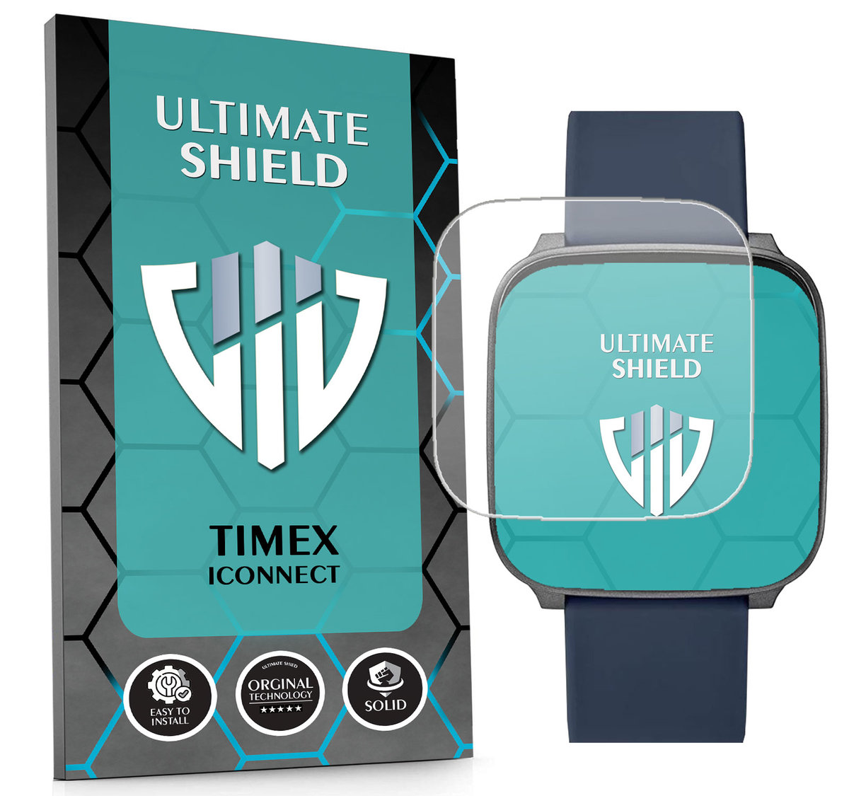 SZKŁO HYBRYDOWE SZKIEŁKO OCHRONNE NA SMARTWATCH ZEGAREK DO TIMEX ICONNECT