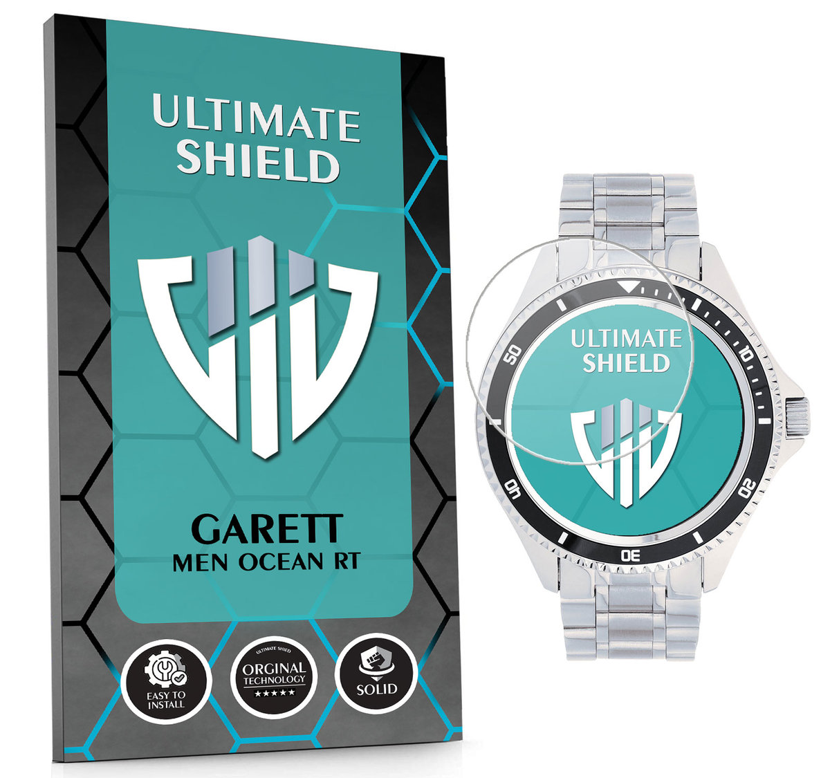 SZKŁO HYBRYDOWE SZKIEŁKO OCHRONNE NA SMARTWATCH DO GARETT MEN OCEAN RT