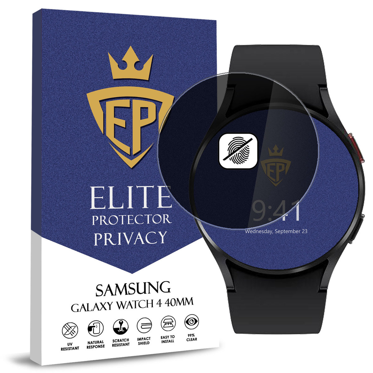 FOLIA 5D PRYWATYZUJĄCA SZKŁO ANTI-SPY DO SAMSUNG GALAXY WATCH 4 40MM