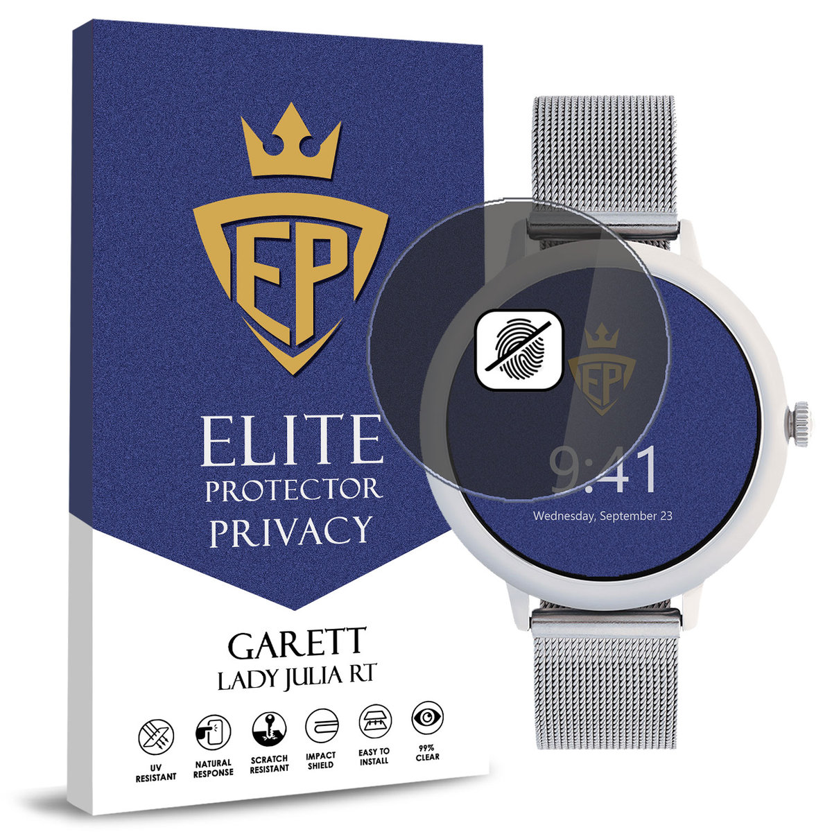 FOLIA 5D PRYWATYZUJĄCA SZKŁO ANTI-SPY DO GARETT LADY JULIA RT CAŁY EKRAN