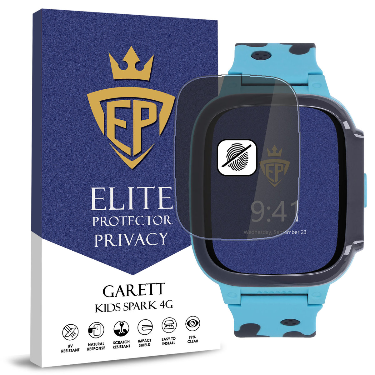 FOLIA 5D PRYWATYZUJĄCA SZKŁO ANTI-SPY DO GARETT KIDS SPARK 4G CAŁY EKRAN