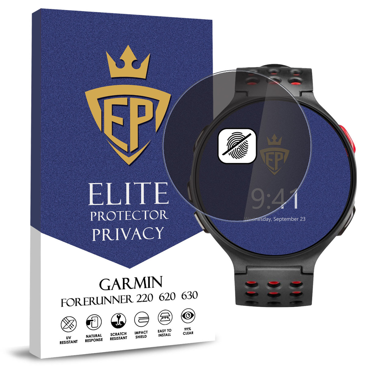 FOLIA 5D PRYWATYZUJĄCA SZKŁO ANTI-SPY DO GARMIN FORERUNNER 220 620 630