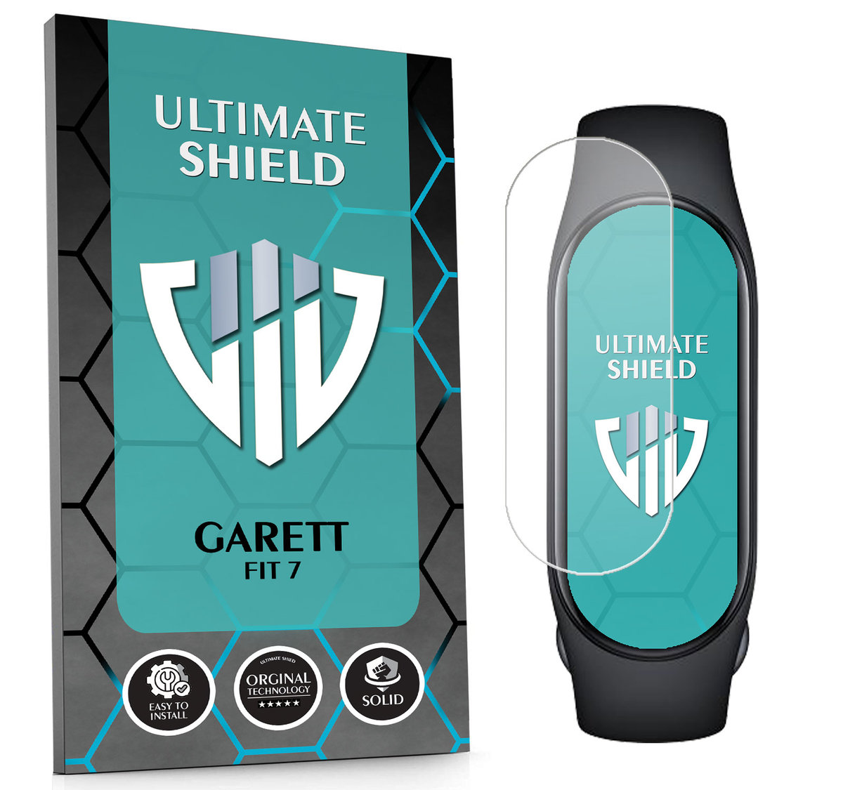 SZKŁO HYBRYDOWE SZKIEŁKO OCHRONNE NA SMARTWATCH ZEGAREK DO GARETT FIT 7