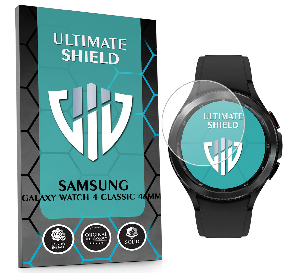 SZKŁO HYBRYDOWE SZKIEŁKO NA SMARTWATCH DO SAMSUNG WATCH 4 CLASSIC 46MM
