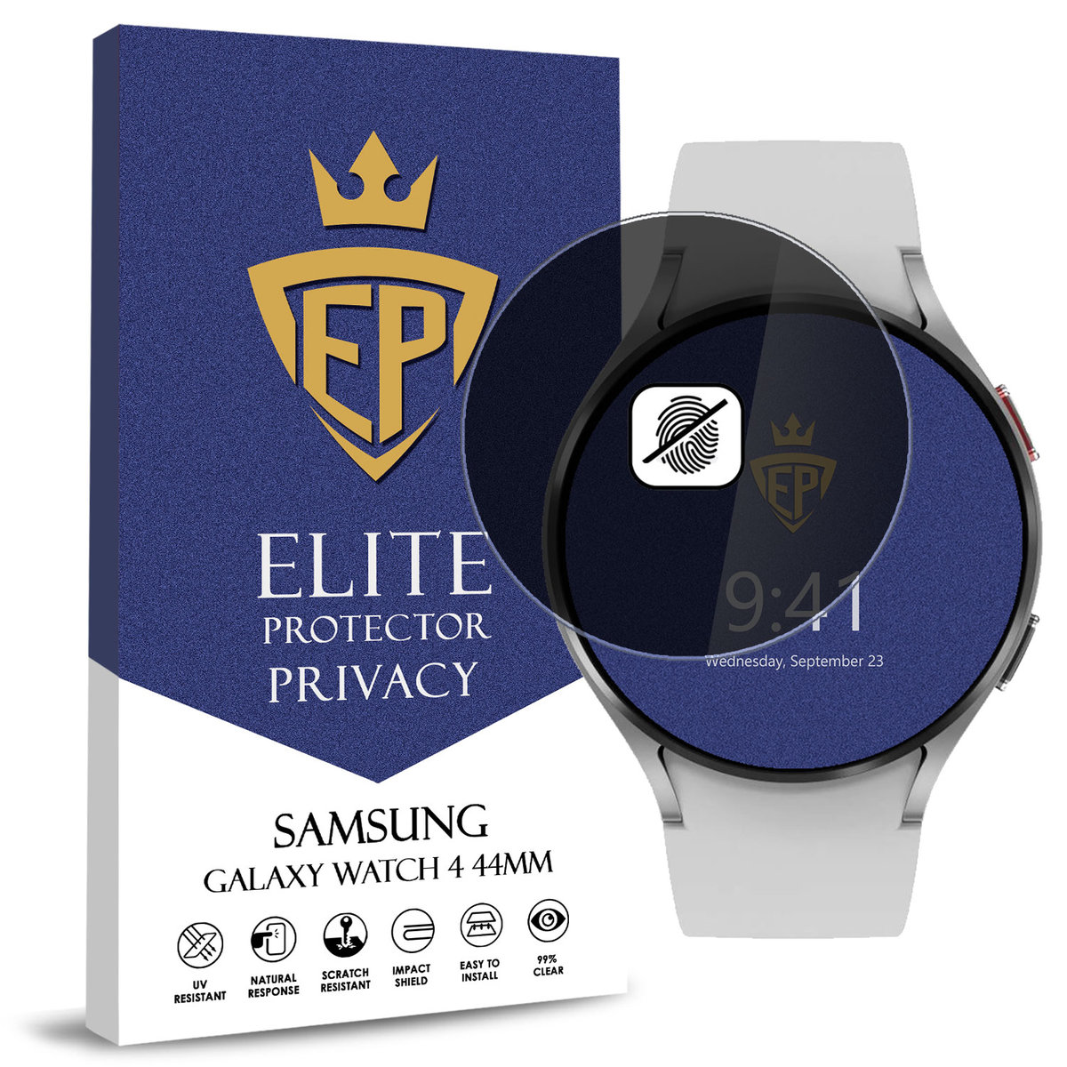 FOLIA 5D PRYWATYZUJĄCA SZKŁO ANTI-SPY DO SAMSUNG GALAXY WATCH 4 44MM