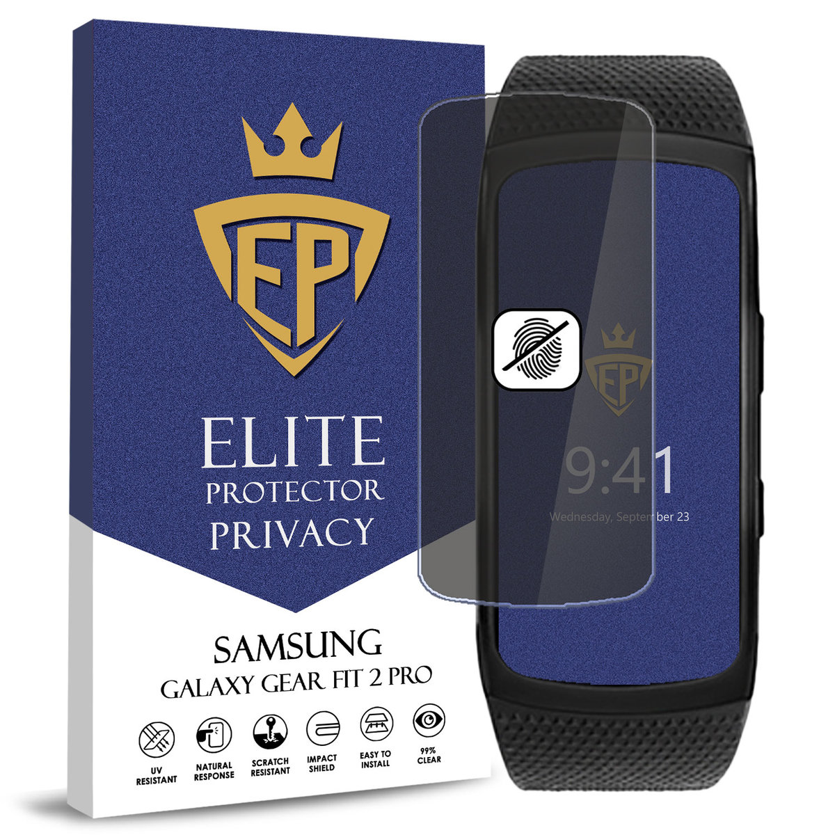 FOLIA 5D PRYWATYZUJĄCA SZKŁO ANTI-SPY DO SAMSUNG GALAXY GEAR FIT 2 PRO