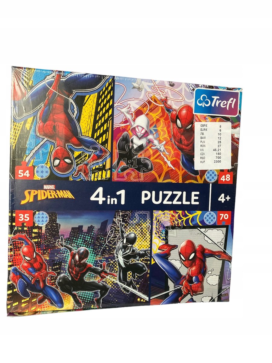 Puzzle 4in1 Trefl Spider-man 34644