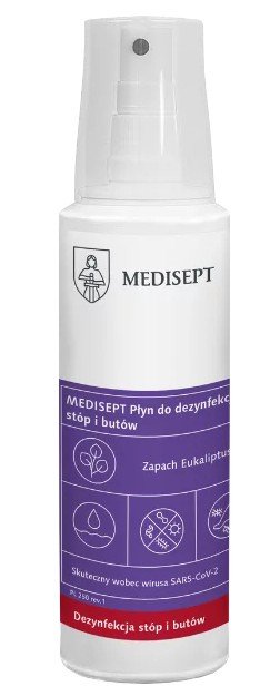 Płyn do dezynfekcji stóp i butów 250ml MEDISEPT