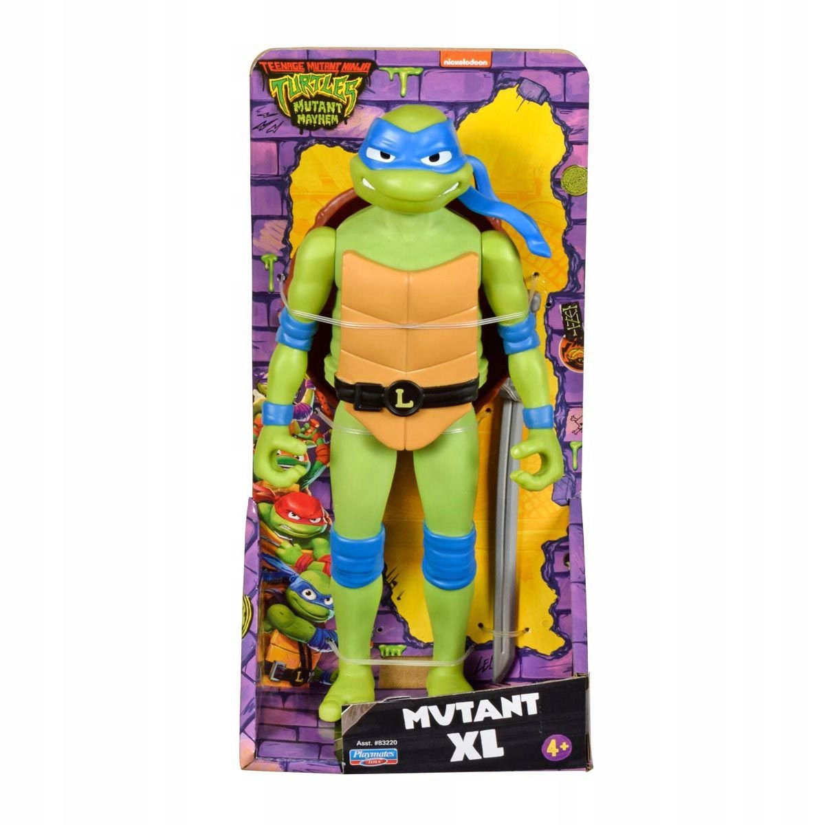 TURTLES WOJOWNICZE ŻÓŁWIE NINJA Leonardo XL figurka