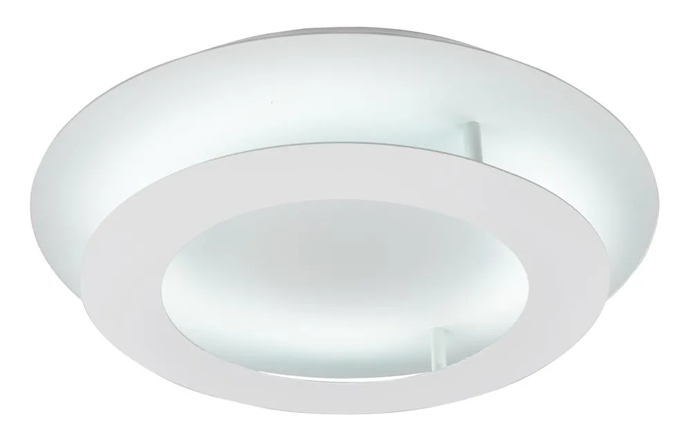 Biały okrągły plafon LED 50 cm - D156 S3-H50
