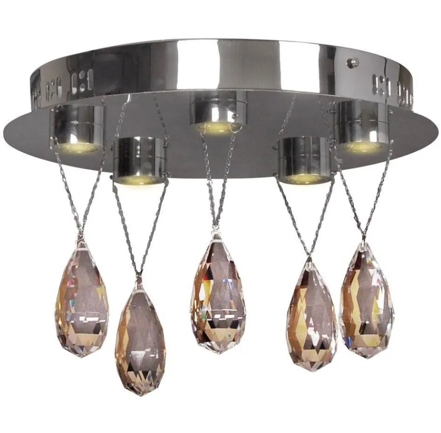 Lampa sufitowa glamour z kryształkami - K538 B1-F70