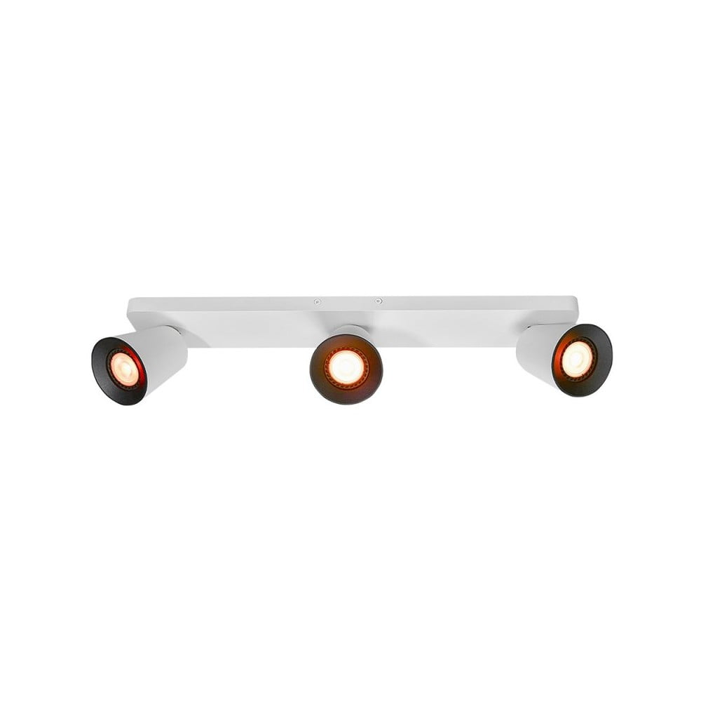 Biała lampa sufitowa z metalowym kloszem 9x53 cm Elli – GTV