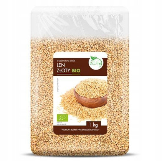 Siemię lniane złote BIOLIFE Bio ekologiczne 1kg