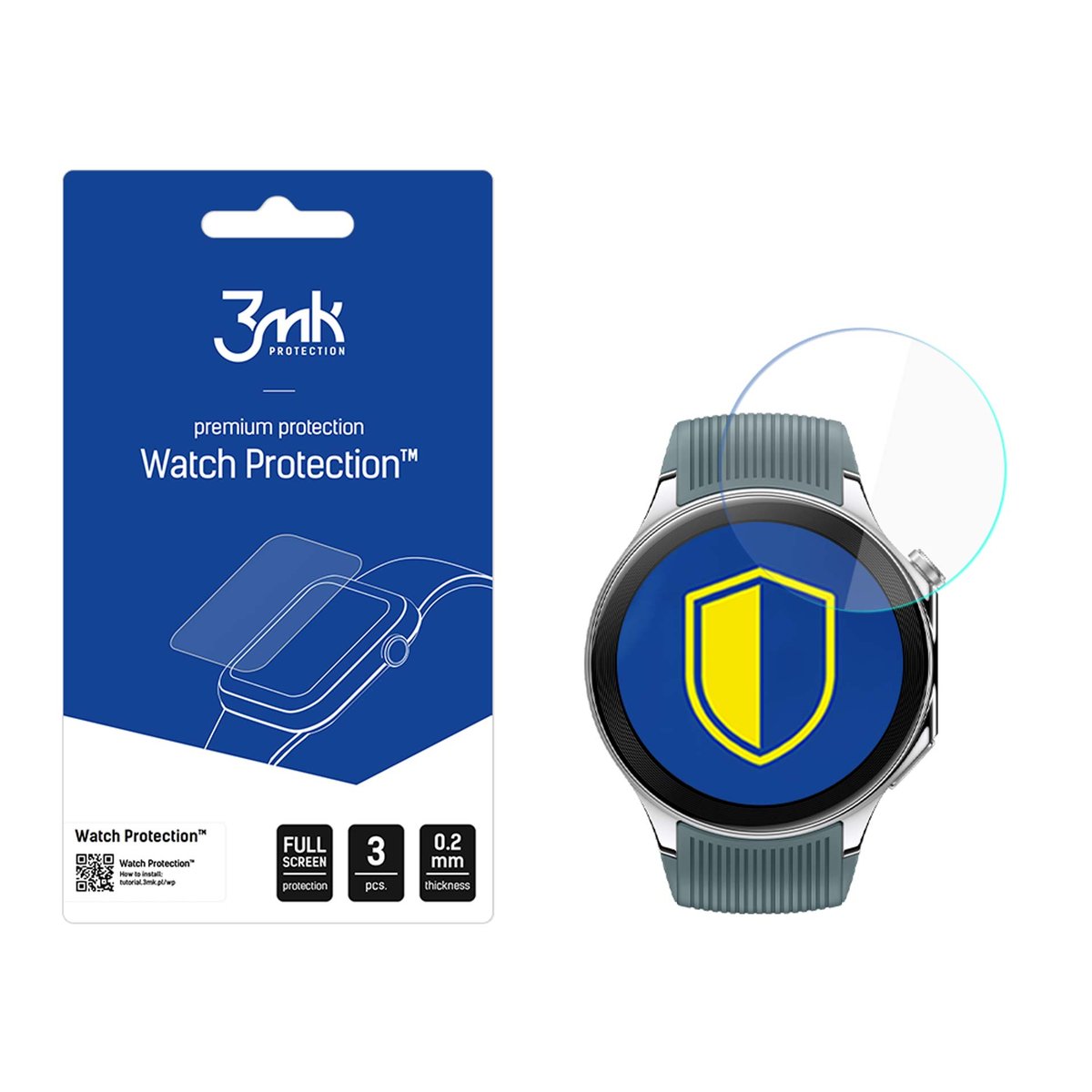 Ochrona na ekran smartwatcha OnePlus Watch 2 3mk Watch Protection