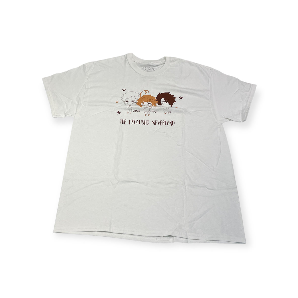 Koszulka T-shirt męski okrągły dekolt SPENCER'S THE PROMISED NEVERLAND XL