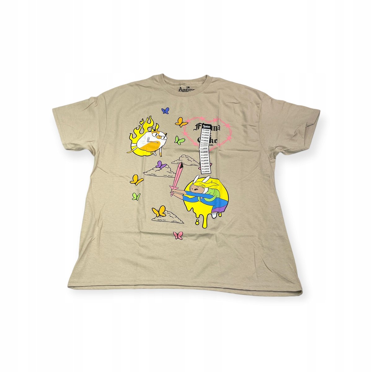 Koszulka T-shirt męski okrągły dekolt SPENCER'S ADVENTURE TIME XL