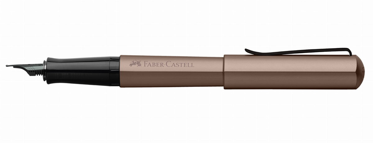 Pióro Wieczne Faber-Castell Hexo Brązowe F