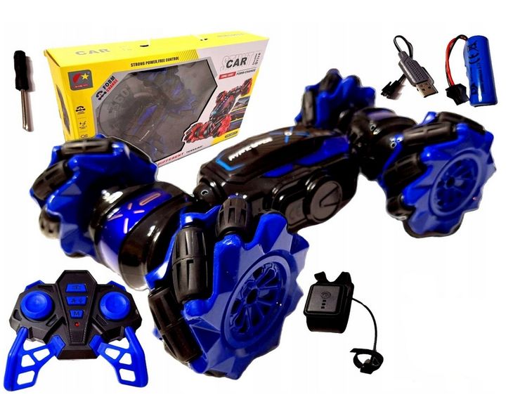 Samochód Zdalnie Sterowany Ręką Gestami + Pilot Duży Rc Drift 4x4 Led 360°