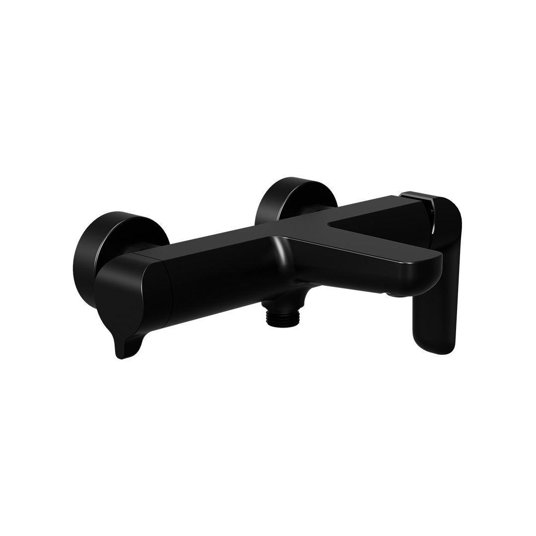 Bateria wannowa ścienna Excellent Clever 2.0 czarny mat AREX.4105BS