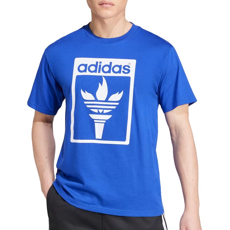 Koszulka adidas Originals Trefoil Torch JJ1221 - granatowa - Adidas