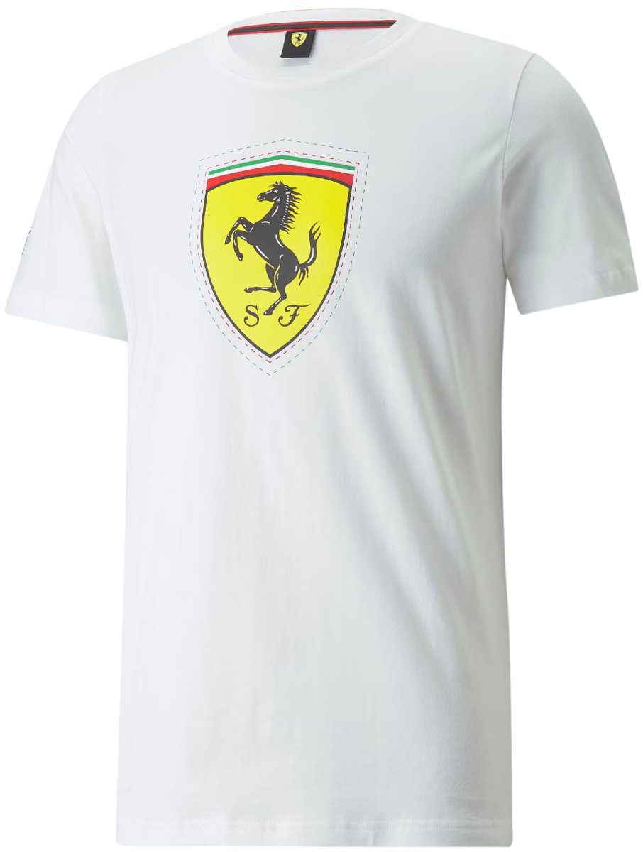 Koszulka męska Puma Ferrari Race SF r.S Biała F1 Sportowa Bawełniana