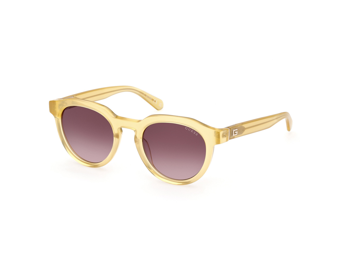 Okulary GUESS GU00063-5039F. Okulary przeciwsłoneczne, Kolor żółty. Mężczyzna.