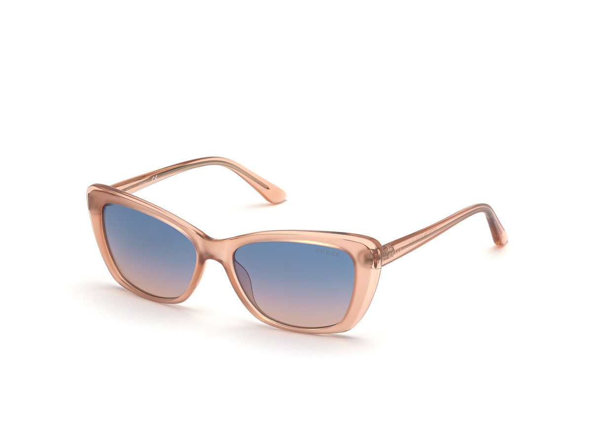 Okulary GUESS GU7774-5574W. Okulary przeciwsłoneczne, Kolor różowy. Kobieta.
