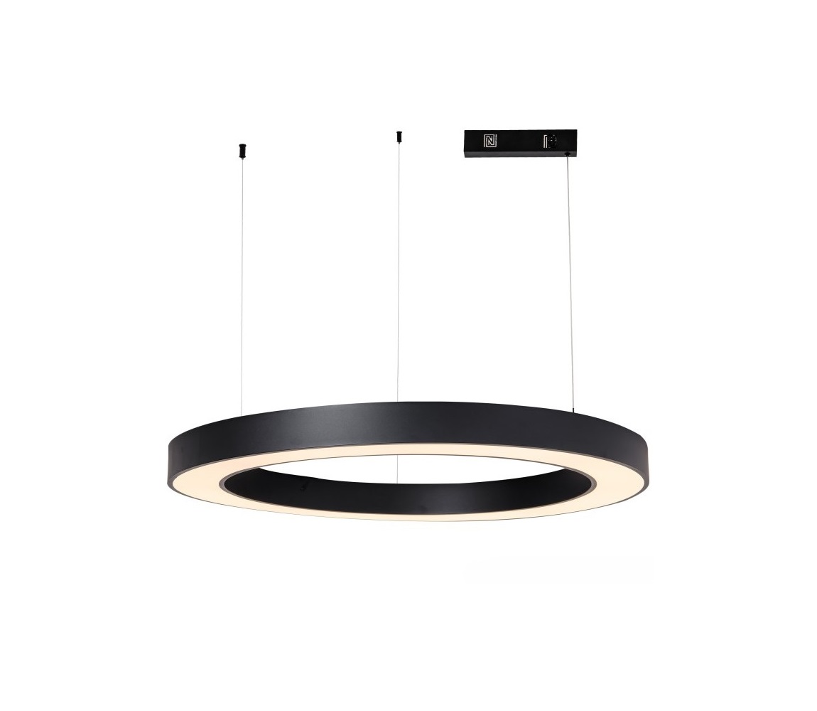 Immax NEO 07211L - LED Żyrandol ściemnialny na lince PASTEL 68W/230V Tuya czarny + pilot