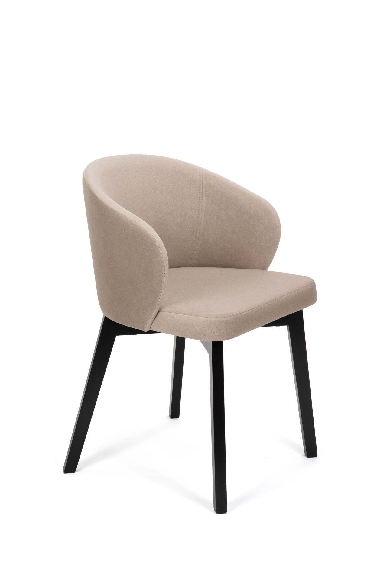 Krzesło Flavio 5 Czarny 134 / 730 Portland Taupe