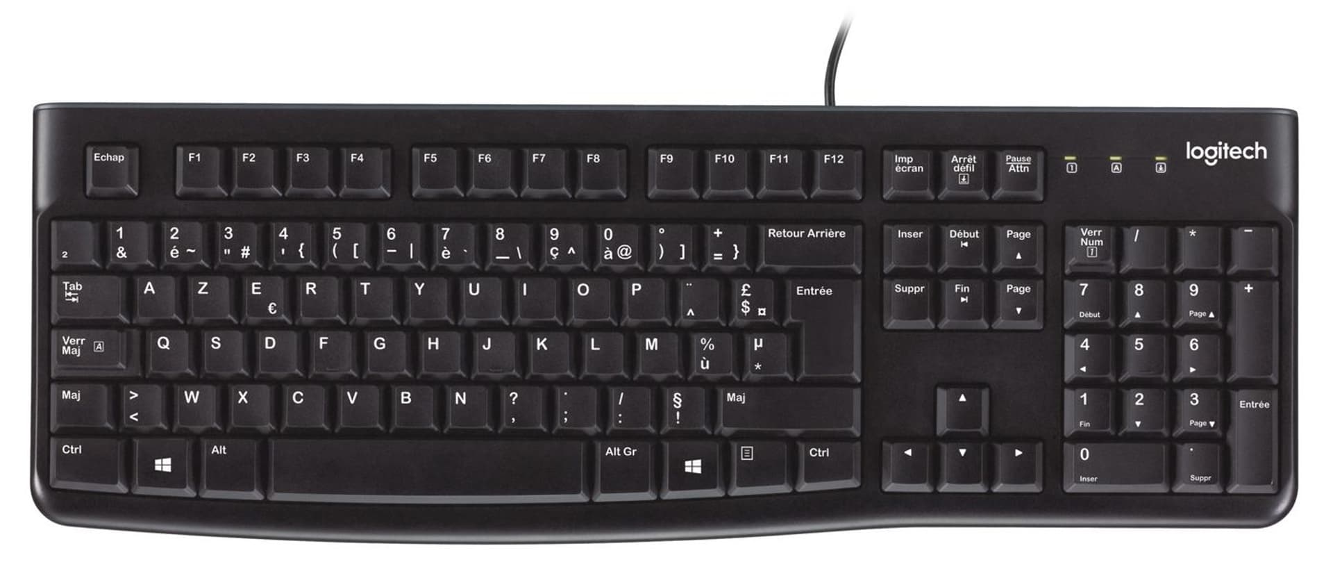 Logitech K120 Keyboard, French
