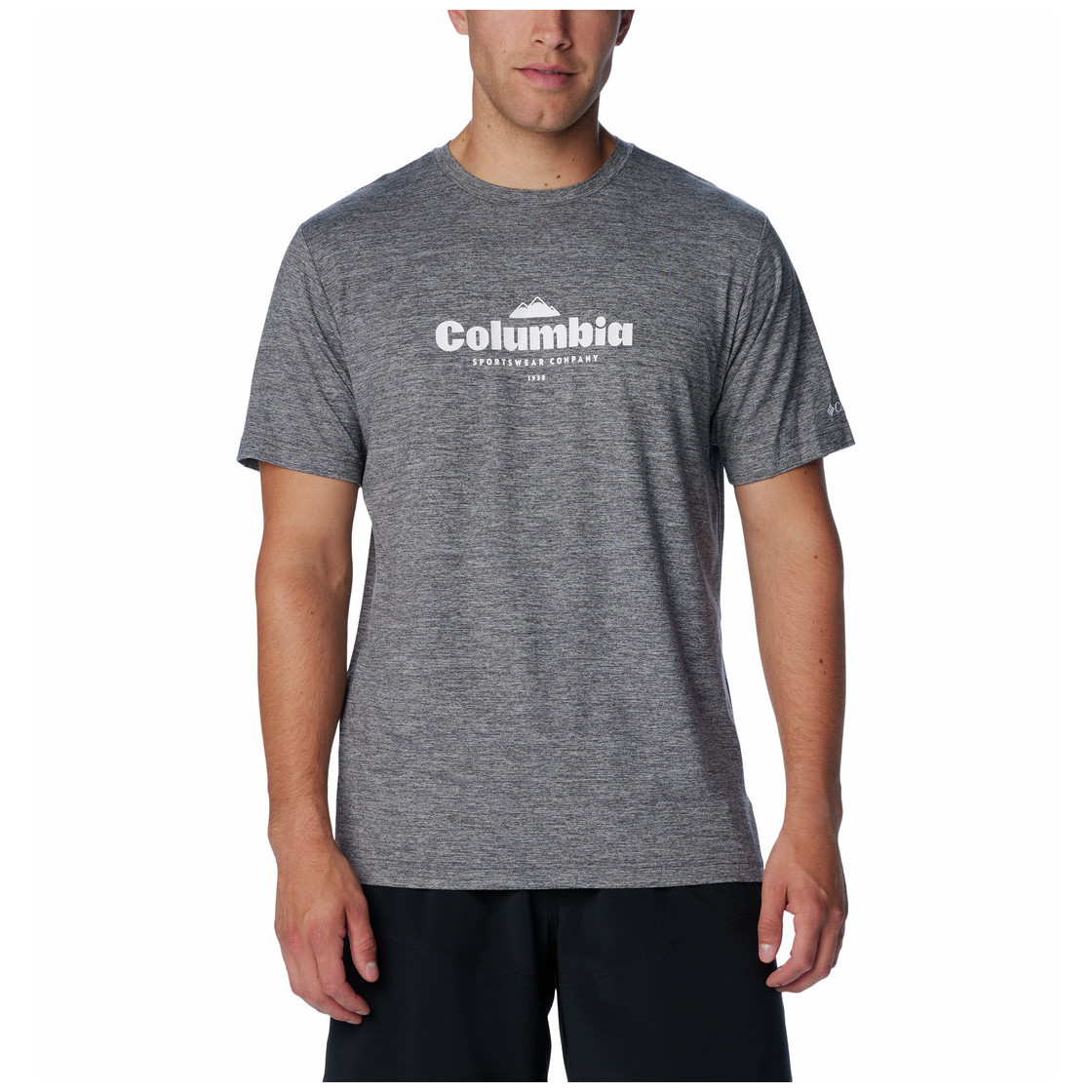 Koszulka męska Columbia Kwick Hike™ Graphic SS Tee Rozmiar: M / Kolor: szary/czarny