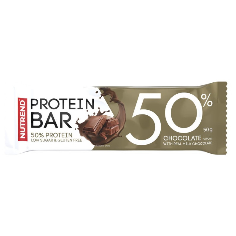 Batony energetyczne Nutrend Protein Bar 50 Smak: czekolada