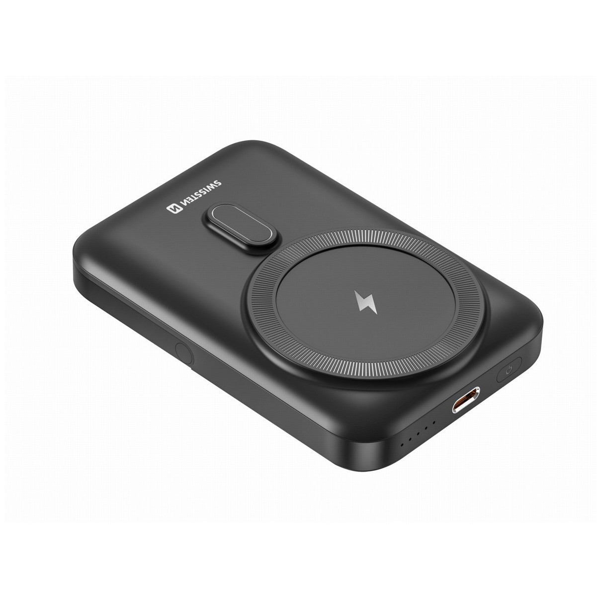 Bezprzewodowy powerbank Swissten POWER BANK PD 20W 10000 mAh Kolor: czarny