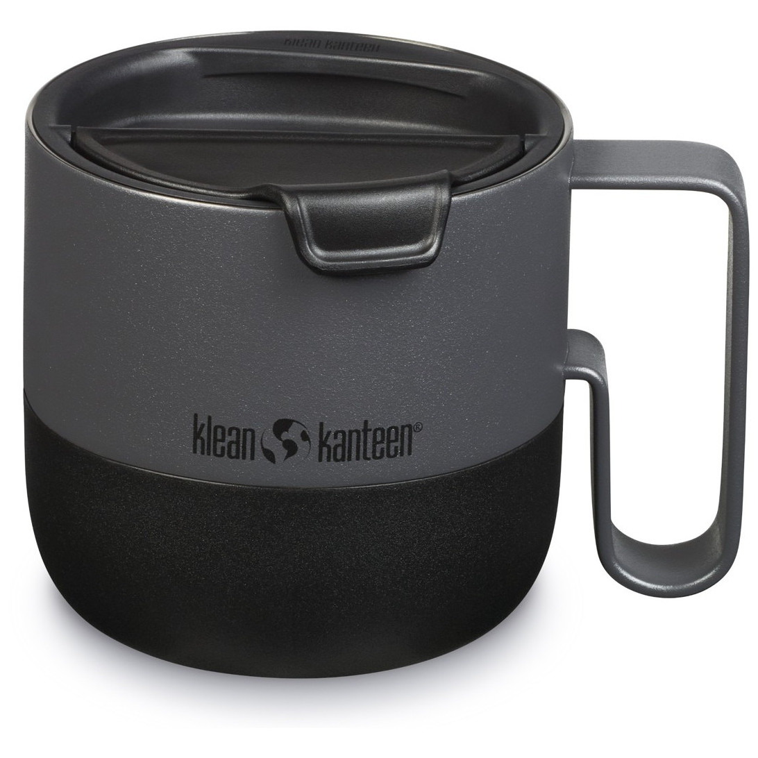 Kubek termiczny Klean Kanteen Rise 14oz Mug (w/ Flip Lid) Kolor: czarny/szary